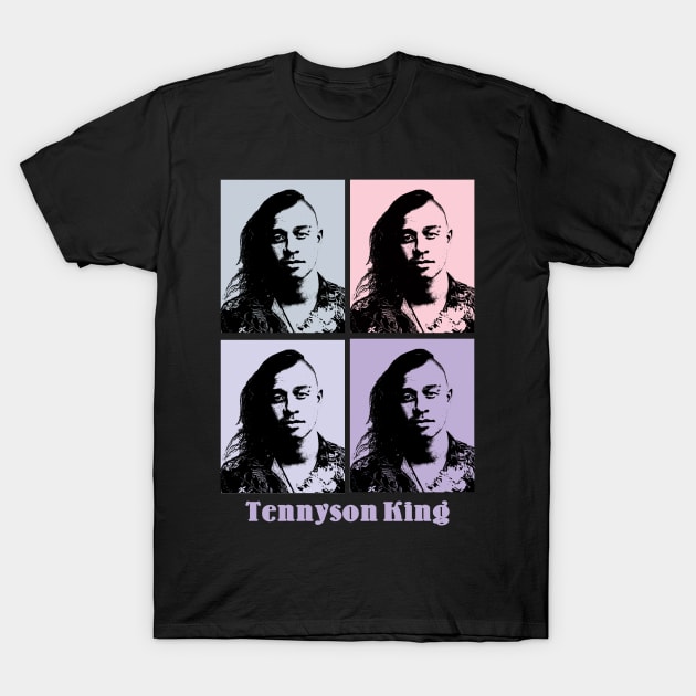 Tennyson King Pop Art T-Shirt by KERIKIL